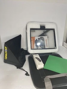 ILOKNZI 12" Portable Teleprompter Model TL-SB250 70/30 Glass Split, Phone/Tablet - Picture 1 of 2