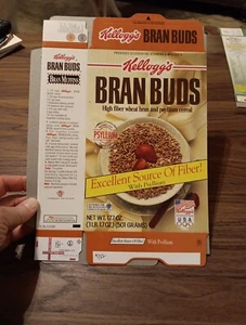 1992 Kellogg’s Bran Buds W/psyllium Cereal Box ~Empty Unused~ - Picture 1 of 4