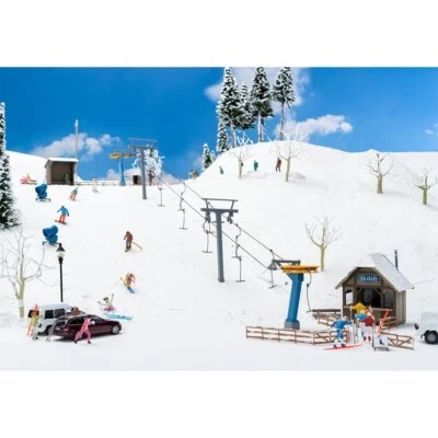 Faller H0 134003 - Schlepplift mit Kiosk, Ep. IV   Bausatz Neuware - Bild 1 von 2