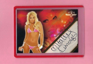 2008 BENCHWARMER HOLLY ANN DORROUGH AUTO CARD NRMT-MT