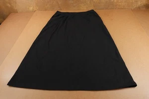 Baby O Womens XXL Black Stretch Knit Western Style Ankle Length A-Line Skirt NWT - Picture 1 of 10