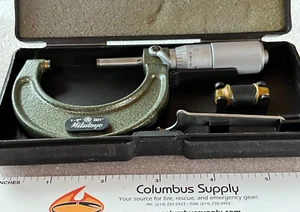 1"-2" Mitutoyo MICROMETER, NEW, THIMBLE RATCHET, LOCK, .001", STANDARD INCLUDED - Picture 1 of 2