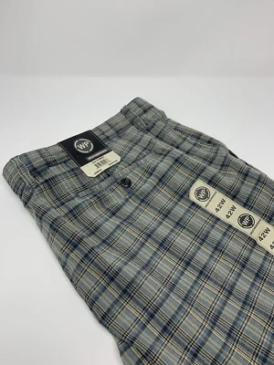 Pantalón corto resistente a la intemperie para hombre, talla 42 cintura a cuadros, azul marino/azul 405 (#scwp455) Foto 1 de 4