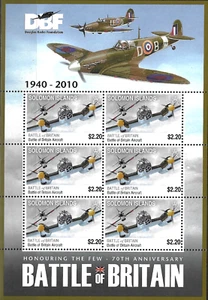 SOLOMON ISLANDS - 2010 MNH "AVIATION - WWII Battle Of BRITAIN" Sheet (II) !! - Picture 1 of 1