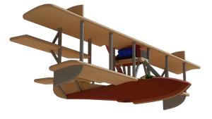 Curtiss Modelo F - Hiaviones Primera Guerra Mundial - Escala 1/144 - wargame3d - Imagen 1 de 4