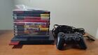 Sony Ps2 Playstation 2 Slim Black Scph-77001 Console + 13 Games Bundle Tested
