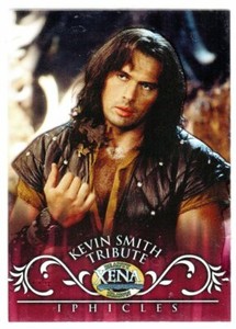 XENA BEAUTY & BRAWN KEVIN SMITH TRIBUTE INSERT TRADING CARD KS2 IPHICLES