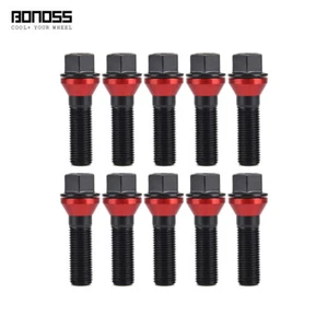 10Pc 47mm Cone 14x1.25 Longer Wheel Bolts for BMW X5 M F95 G05 E70 F15 F85 2007+ - Picture 1 of 12