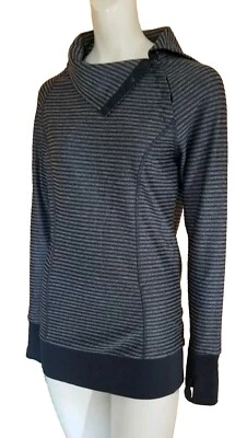 Mondetta Running Athletic Sweatshirt Top Jacket Crawl Neck Women's Size S Gray - Image 1 of 4