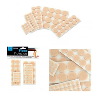 152Pc Furniture Table Chair Leg Felt Floor Scratch Protectors Pads Self Adhesive - Picture 1 of 1