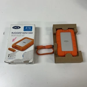 LaCie Rugged Mini SSD Hard drive 4 TB external (portable) USB STMF4000400 2000MB - Picture 1 of 6
