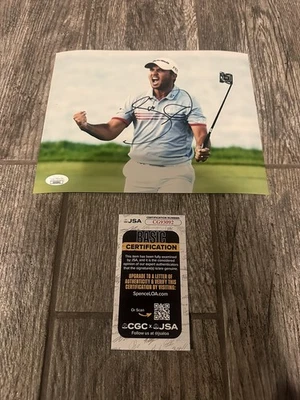 FOTO DE GOLF 8X10 FIRMADA POR JASON DAY PGA AUTOGRAFIADA CERTIFICADO DE AUTENTICIDAD JSA CAMPEÓN GOLFISTA Foto 1 de 2