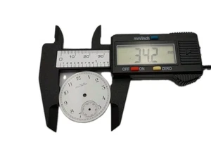 Reloj de bolsillo Waltham 34,2 mm esmalte hundido esfera solamente (661) - Imagen 1 de 3