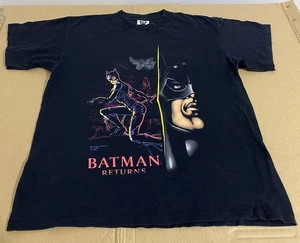 Vintage 1992 Batman Returns Catwoman SSI XL T-Shirt Single Stitch DC Comics - Bild 1 von 6