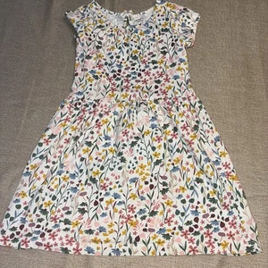 Carters Girls Dress Pullover Short Sleeve Floral Print Toddler SZ 5T - Picture 1 of 5