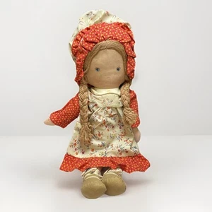 Vintage, Late 70’ Holly Hobbie Friend “Carrie” Doll by Knickerbocker 16” Taiwan - Picture 1 of 23