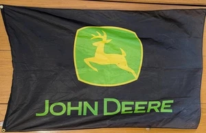 John Deere 5’ x 3’ Flag Banner by Tela 100% Nylon by DuPont for durability - Picture 1 of 4
