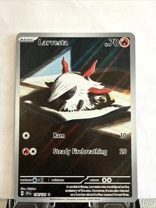 JCC Pokémon Tarjeta Larvesta 196/191 Surging Sparks Series - Imagen 1 de 2