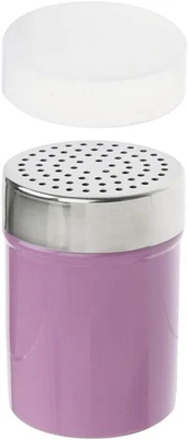 Fackelmann  Dispenser per Cacao/Zucchero a Velo, Acciaio Inox, Argento, 8 Cm - Immagine 1 di 4