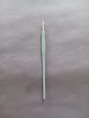 Pluma de inmersión de caligrafía de plástico gris vintage EE. UU. CON E740 plumín Foto 1 de 4