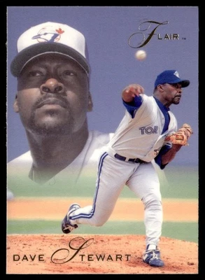 1993 Flair Dave Stewart Toronto Blue Jays #295 - Image 1 of 2