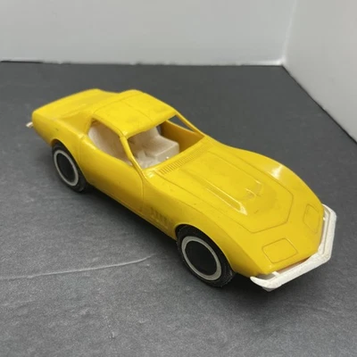 Vintage Tonka Plastic Corvette Yellow (#2) read descrip box - Image 1 of 4