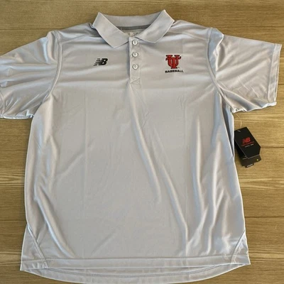 Tampa University Mens Polo Golf Shirt New Balance Baseball Short Sleeve XL - Image 1 of 4
