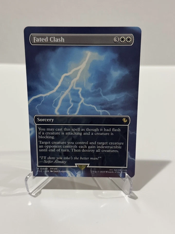 Fated Clash (Borderless) - Commander: FINAL FANTASY MtG 0449 - Image 1 of 1