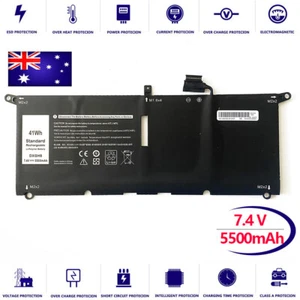DXGH8 Battery for Dell H745V 0DGV24 0H754V D1805T 7390r GJKNX 13 9370 D1905TG - Imagen 1 de 6