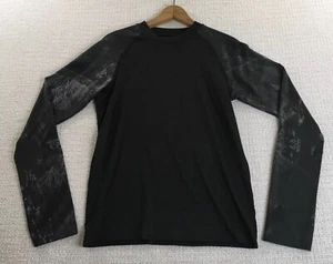 Camisa Orageous Niños XL 18 20 Negra RealTree Pesca Camuflaje Raglán Mangas Largas Usada en Excelente Condición - Imagen 1 de 7