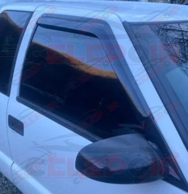 Fit 1995-2005 Chevy S10 Blazer Sonoma Jimmy Window Visor Rain Guard Deflectors S - Image 1 of 4