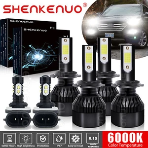 Combo de faros LED altos y bajos + bombillas antiniebla para Hyundai Santa Fe 2007 6X - Imagen 1 de 11