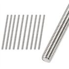 10 Pcs 0.7mm Pitch Fully Threaded Rod M4 x 60mm Bar Studs Right Hand Threads