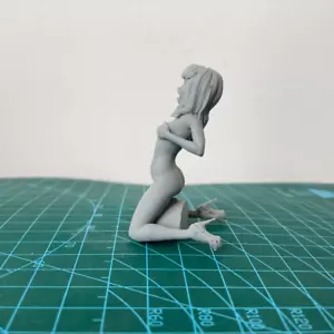 Resin Figur Daphne Girl Knead NSFW Modellbausatz im Maßstab 1:24 ungebaut unbemalt - Bild 1 von 4
