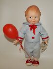 Vintage 1984 Jesco Cameo 15" Boy Kewpie Doll with Red Balloon