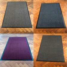 Heavy Duty Non Slip Rubber Barrier Mat Large & Small Rugs Back Door Hall Kitchen