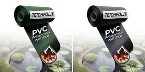Teichfolie 1mm schwarz PVC Sika® 5,15€/m² – olivgrün 7,90€/m² – Made in Germany - Bild 1 von 6