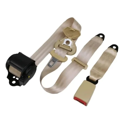 For All Peugeot Rear Seat Belt 3 Point Universal Retractable - Image 1 of 4