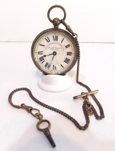 Antique Superior Railway Timekeeper Mechanical Pocket Watch SPARES/REPAIR - Picture 1 of 20