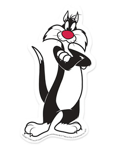 Warner Bros. Looney Tunes Sylvester the Cat Bumper Sticker Decal