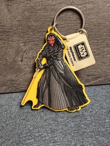 1999 Star Wars Episode 1 Phantom Menace DARTH MAUL Applause 3.5" Rubber Keychain - Picture 1 of 2