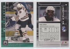 2001-02 ITG Be A Player Memorabilia Emerald Chicago Sun-Times Nov /10 Mike Grier