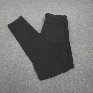 RM Williams Jeans Womens 10 Black Denim TJ394 Straight Zip Casual Size 29x29 - Picture 1 of 10