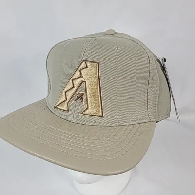 NUEVO Sombrero Pro Standard Arizona Diamondbacks Ala Plana Ajustable Taupe Nuevo con Etiquetas Foto 1 de 4