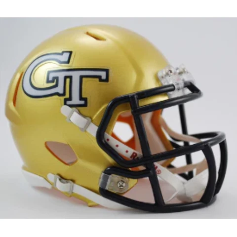 Georgia Tech Yellow Jackets NCAA Mini Speed Football Helmet- NCAA Cover