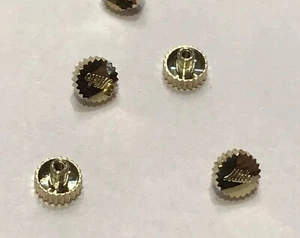 NEUF : COURONNE MIDO @ 4,2 MM DE DIAMETRE @ PLAQUE OR @ MIDO CROWN 4,2 MM NOS - Picture 1 of 9
