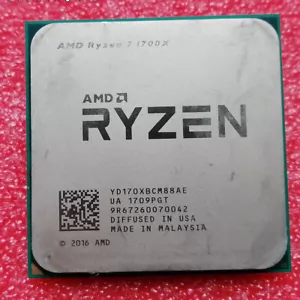 AMD Ryzen R7 1700X CPU YD170XBCM88AE 3.4GHz 8-Core 16T Socket AM4 Processor - Picture 1 of 2