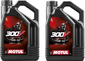 12,48€/l Motul 300 V 4T Off Road 15W-60 2 x 4 Ltr  syn Ester 4Taktmotoröl  - Afbeelding 1 van 1