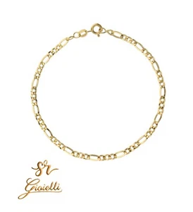 Bracciale in ORO GIALLO 19CM modello 3+1 18 KT 750% List. 325€ - Imagen 1 de 6