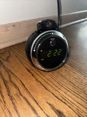 Jensen JCR-222 AM/FM 120° Projection Digital Circle Alarm Clock Radio  - Image 1 of 4